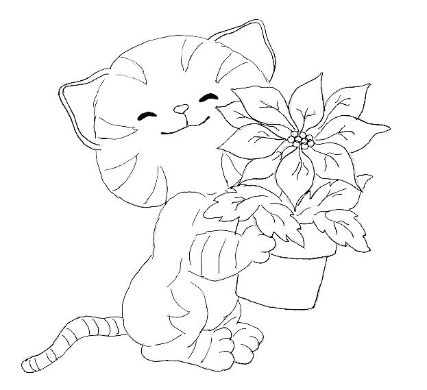 Christmas Cat Coloring Pages Cat Coloring Pages Cat Coloring Pages 623x569 Christmas Cat Coloring Pages Cat Coloring Pages Cat Coloring Pages