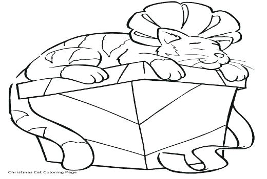 Christmas Cat Coloring Pages Cat Coloring Pages Cool Cat Coloring 520x350 Christmas Cat Coloring Pages Cat Coloring Pages Cool Cat Coloring