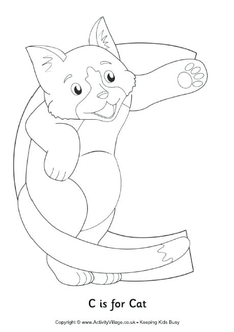 C Is For Cat Coloring Page C Is For Cat Colouring Page Printable 460x652 C Is For Cat Coloring Page C Is For Cat Colouring Page Printable