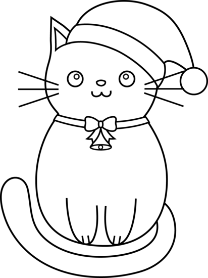 Christmas Coloring Pages Cats Christmas Cat Coloring Pages Dikma 412x550 Christmas Coloring Pages Cats Christmas Cat Coloring Pages Dikma