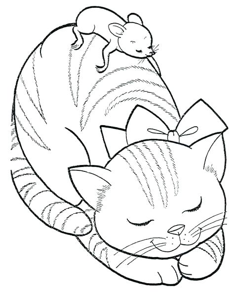 Christmas Cat Coloring Pages 474x603 Christmas Cat Coloring Pages