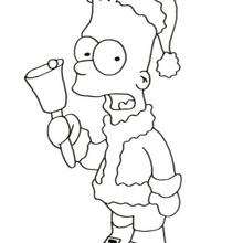 Simpson Christmas Time Coloring Pages 220x220 Simpson Christmas Time Coloring Pages