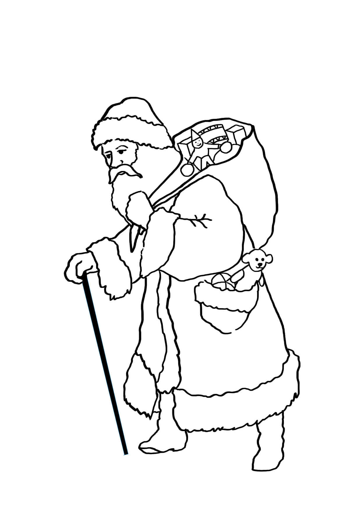 Christmas Coloring Pages 1240x1754 Christmas Coloring Pages