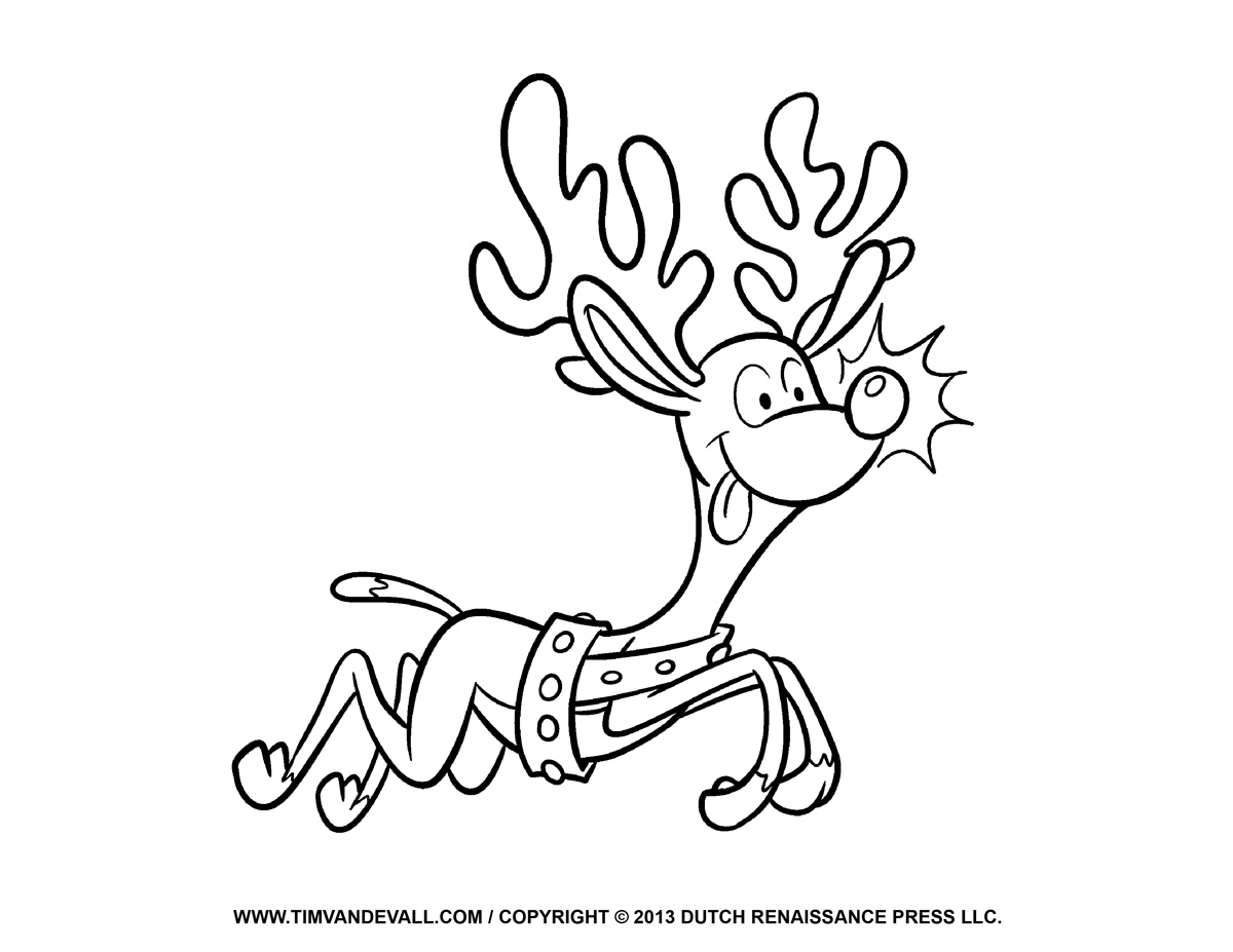 Free Reindeer Clipart, Template, Amp Coloring Pages For Kids 1200x927 Free Reindeer Clipart, Template, Amp Coloring Pages For Kids