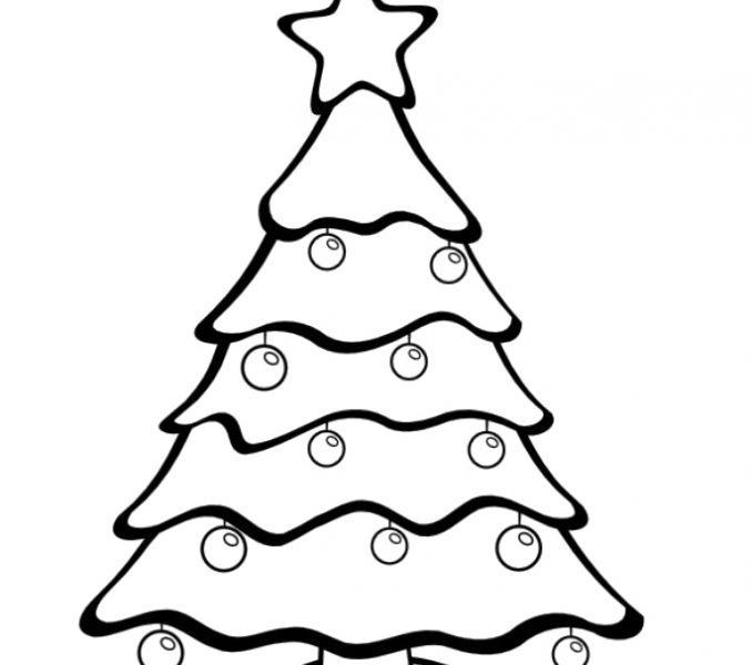 Xmas Tree Pictures For Colouring Christmas Tree Ball Colouring 678x600 Xmas Tree Pictures For Colouring Christmas Tree Ball Colouring