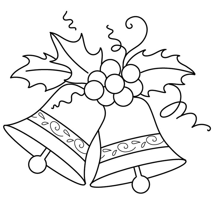 Christmas Clipart Coloring Pages