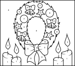 256x226 Christmas Coloring Pages