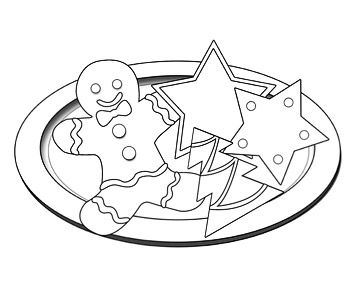 Printable Christmas Coloring Pages 360x300 Printable Christmas Coloring Pages