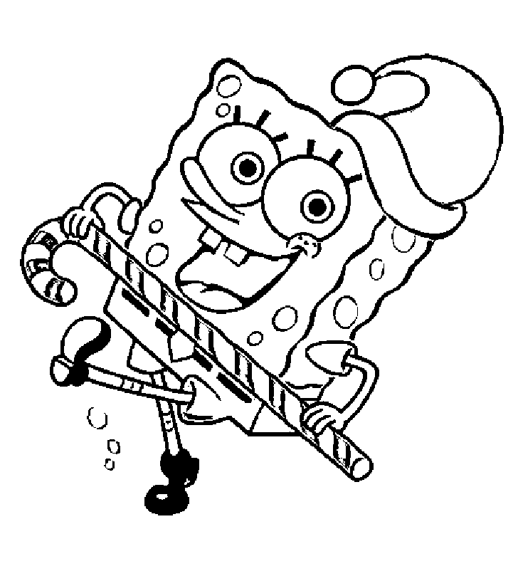Spongebob Christmas Coloring Pages 728x809 Spongebob Christmas Coloring Pages
