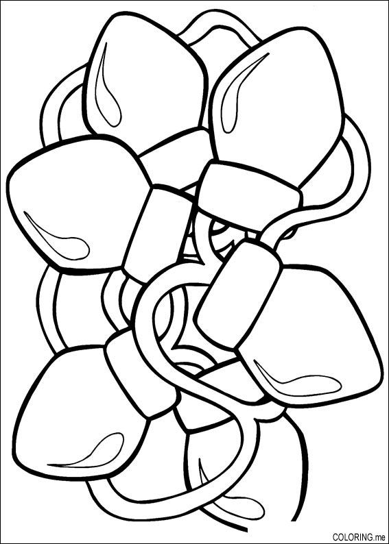 Black And White Christmas Coloring Pages 24 Christmas Lights 567x794 Black And White Christmas Coloring Pages 24 Christmas Lights