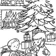 220x220 Christmas Tree Coloring Pages