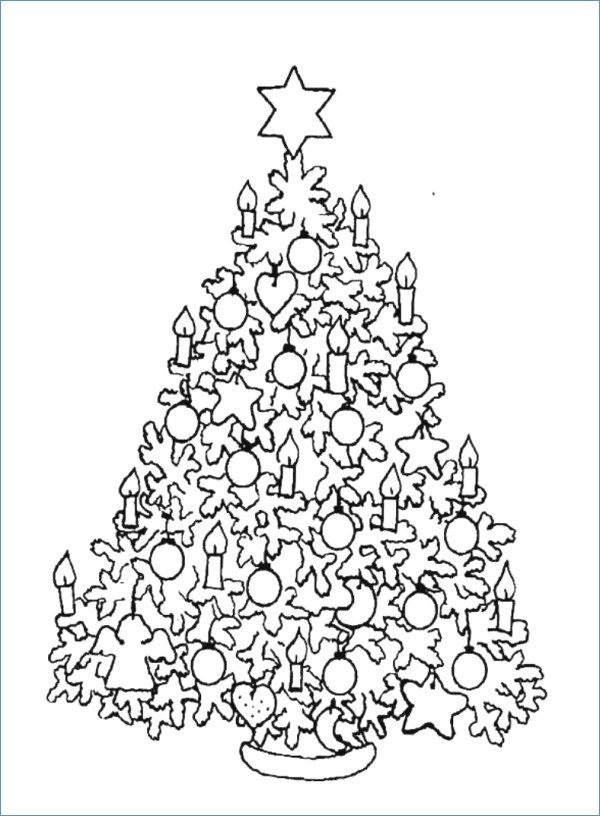 Christmas Coloring Pages Christmas Tree at GetColorings.com | Free ...