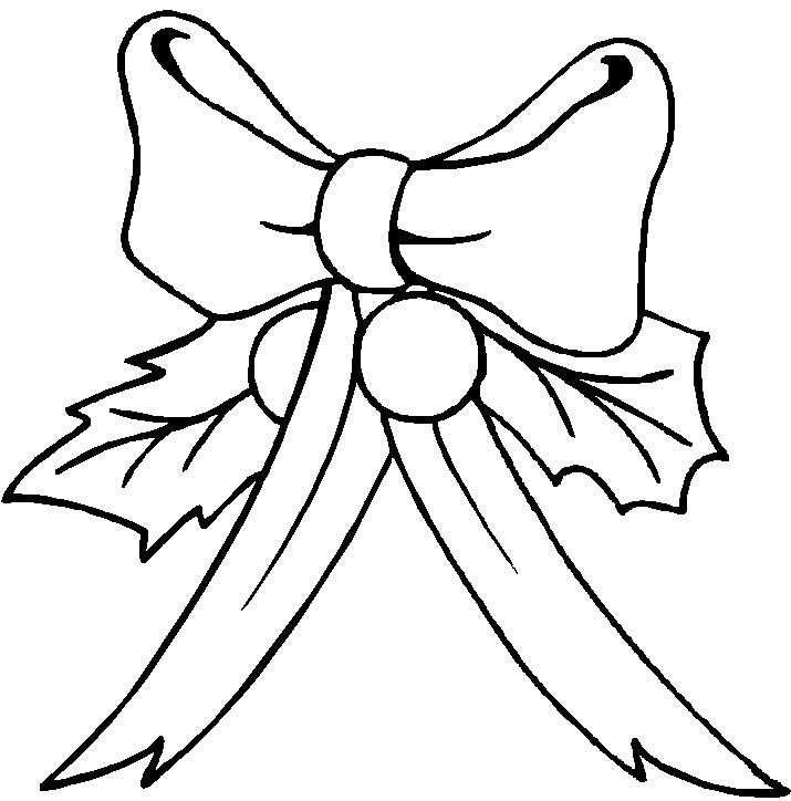 Christmas Coloring Pages Bows And Ribbons Colouring For 7 Kids 715x724 Christmas Coloring Pages Bows And Ribbons Colouring For 7 Kids