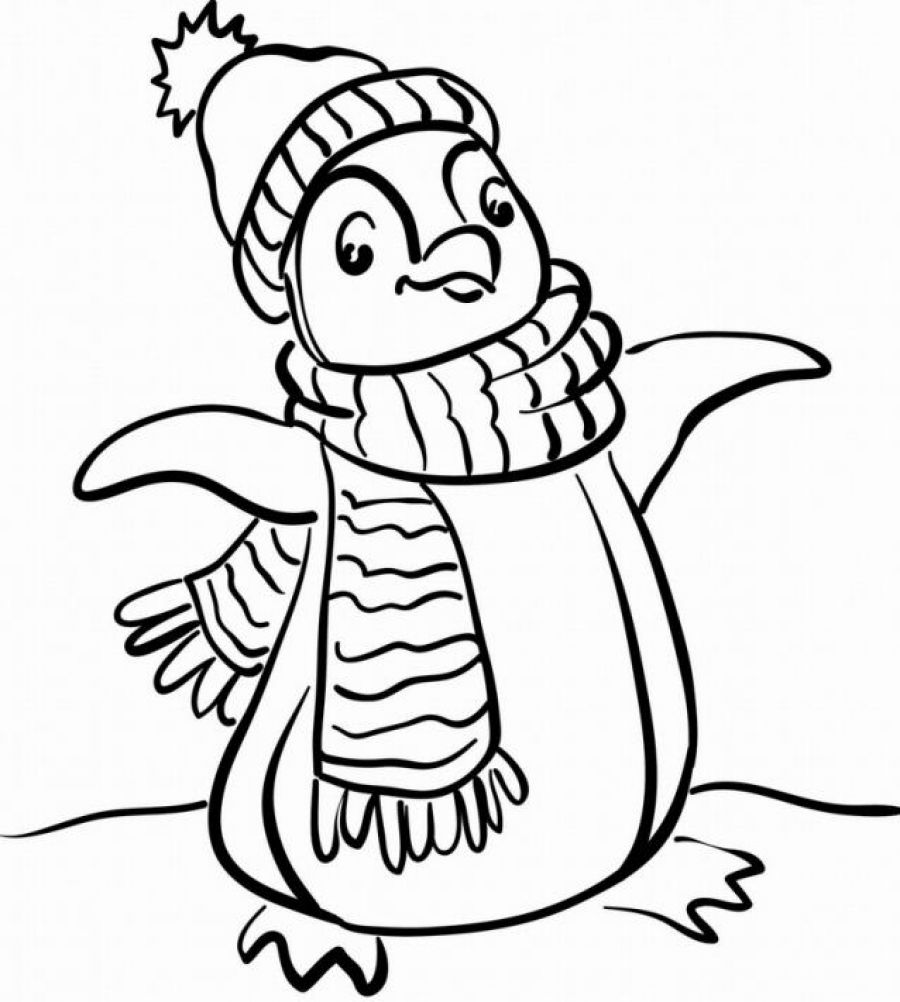 Christmas Coloring Pages Penguins 900x1002 Christmas Coloring Pages Penguins