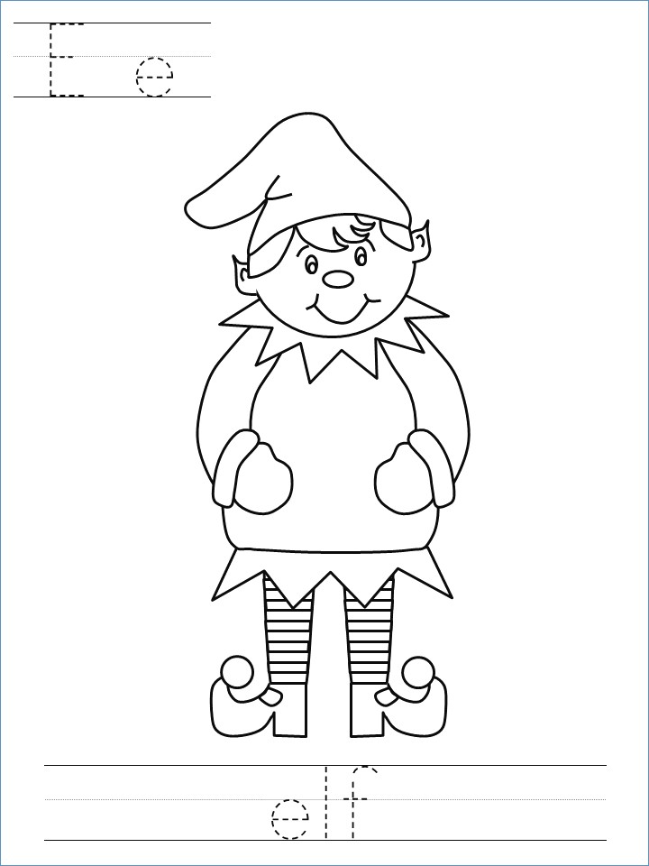 Christmas Elf Coloring Page 720x960 Christmas Elf Coloring Page