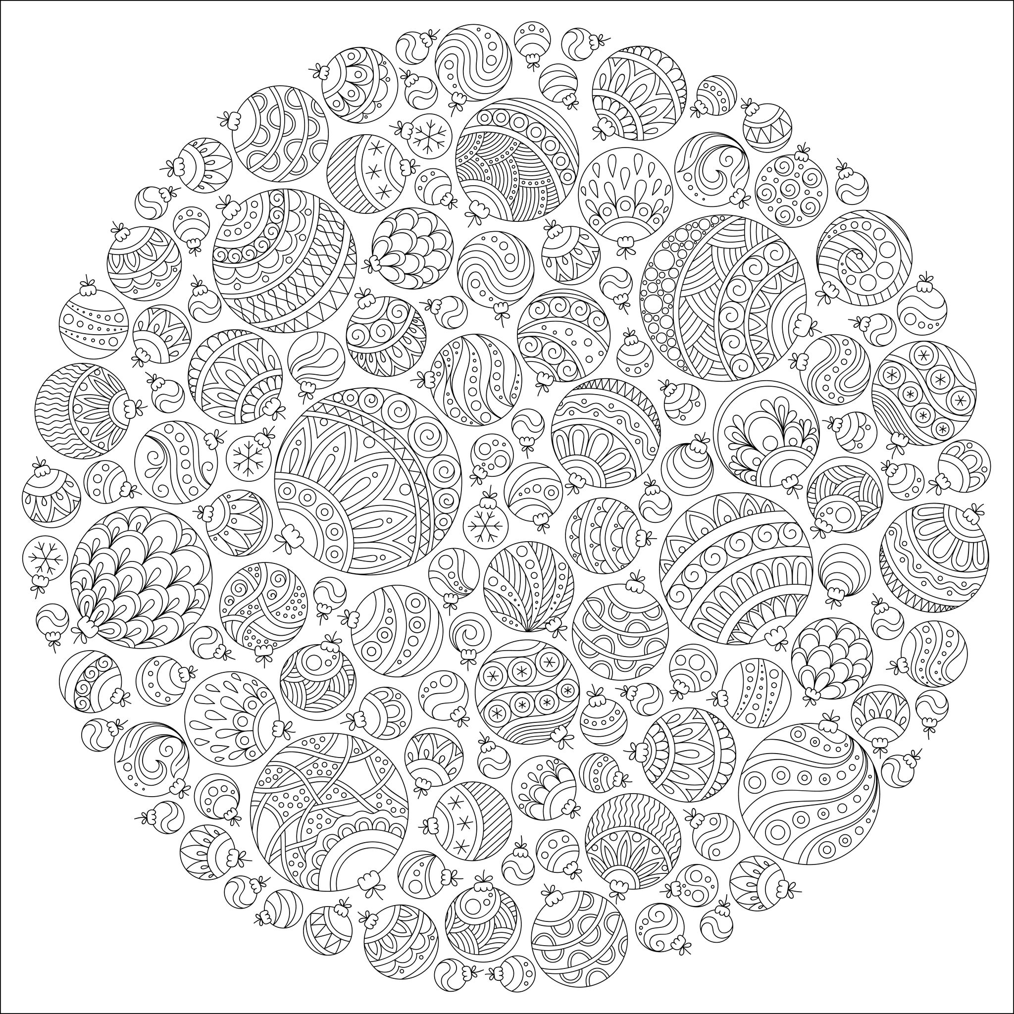Christmas Coloring Pages For Adults 2048x2048 Christmas Coloring Pages For Adults