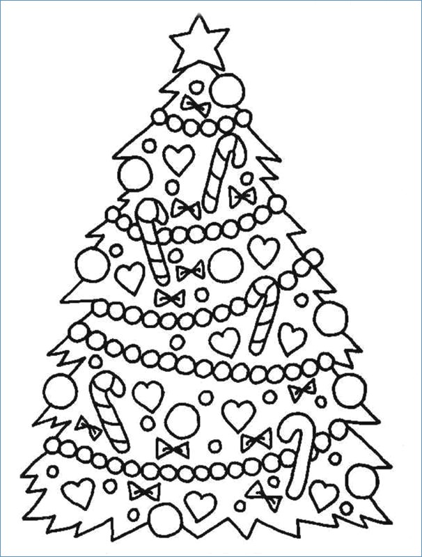 606x800 Children Around A Christmas Tree Coloring Pages