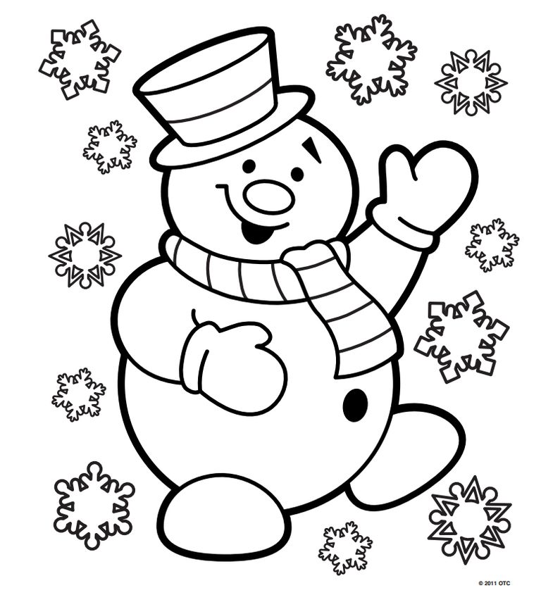 Christmas Coloring Pages Free 768x845 Christmas Coloring Pages Free
