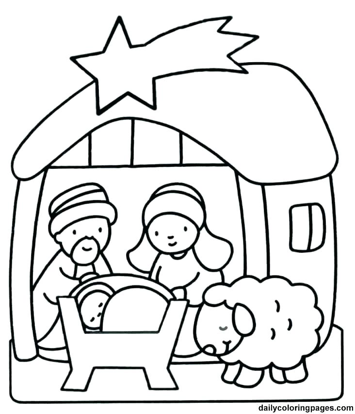732x853 Free Christmas Color Pages Coloring Pages For Kindergarten