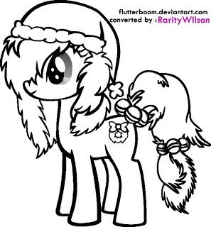 297x320 My Little Pony Christmas Coloring Pages Coloring Pages