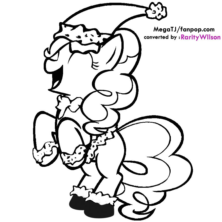 894x894 Pony Coloring Pages For Christmas