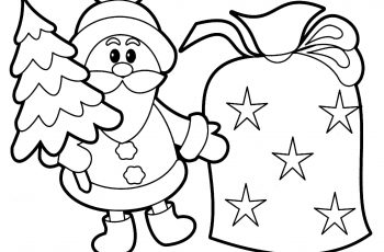 350x230 Beautiful Kids Menu Coloring Page