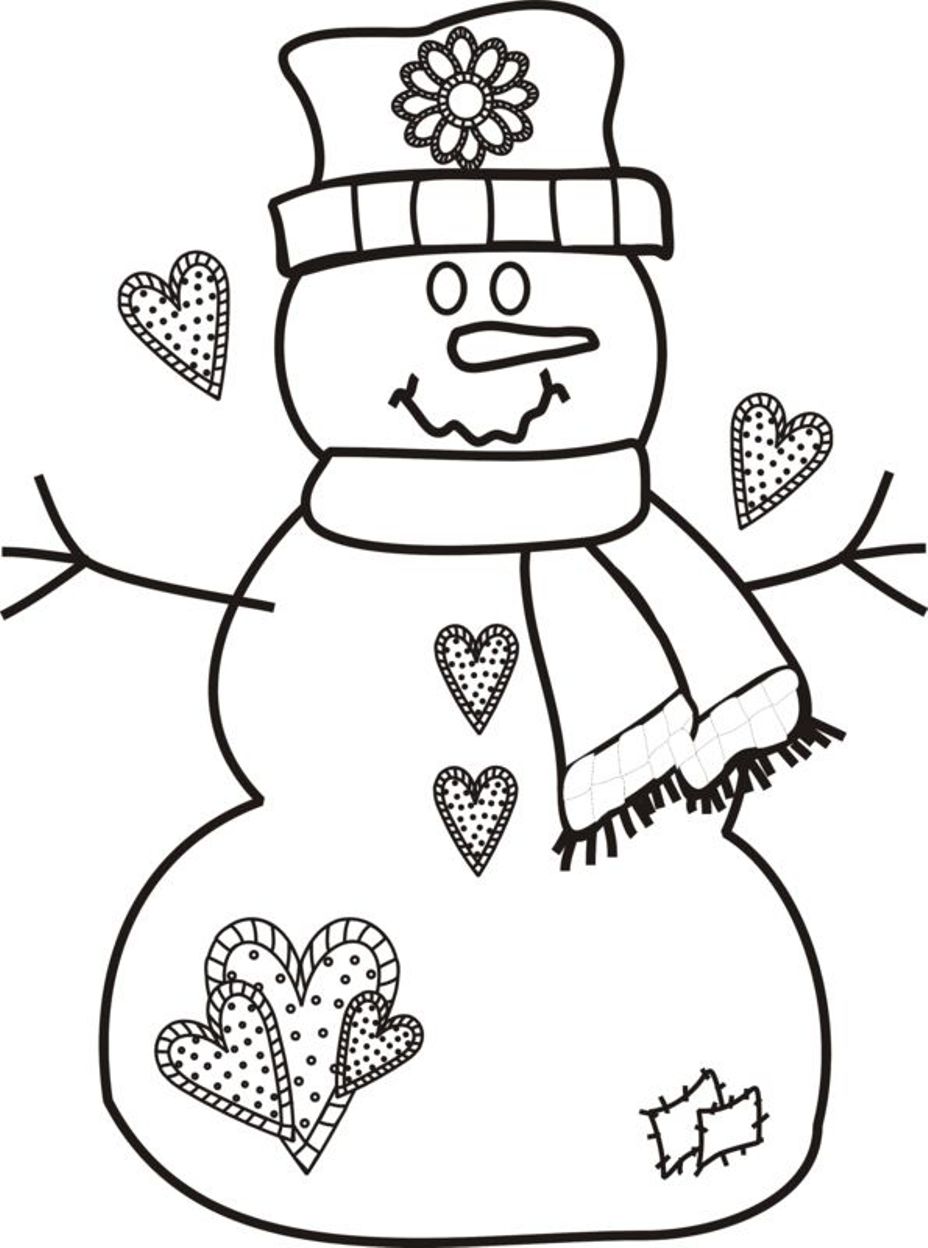 928x1248 Christmas Coloring Pages For Preschoolers
