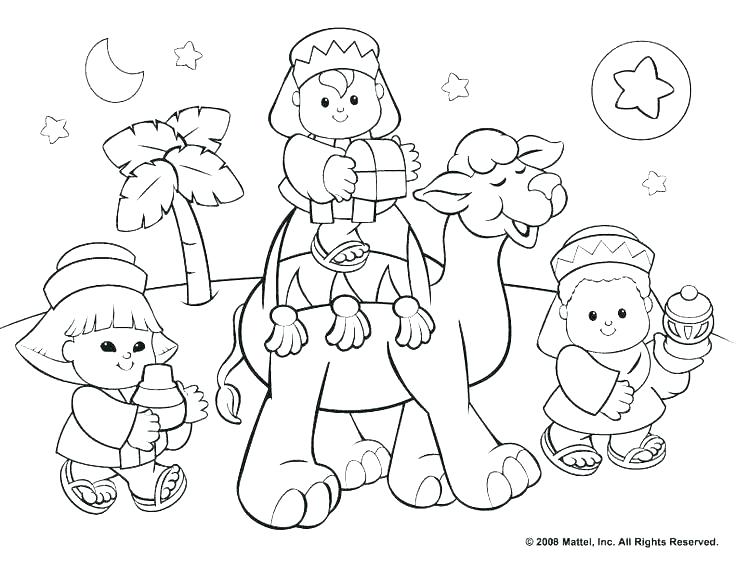 736x568 Childrens Christmas Coloring Pages