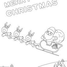 Merry Christmas Cards Coloring Pages 220x220 Merry Christmas Cards Coloring Pages