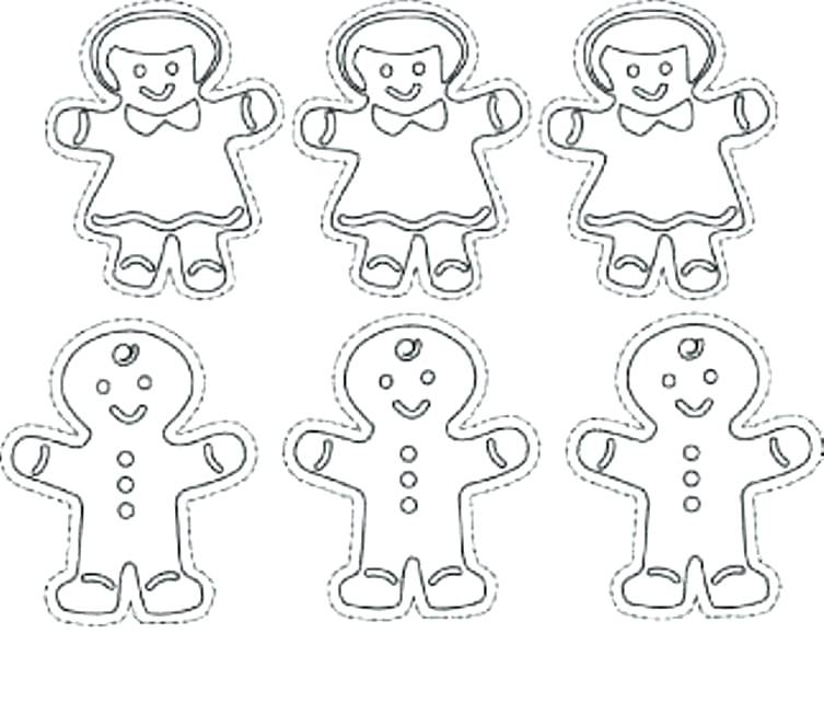 753x652 Coloring Pages Gingerbread Man Gingerbread Man Color Page Fancy