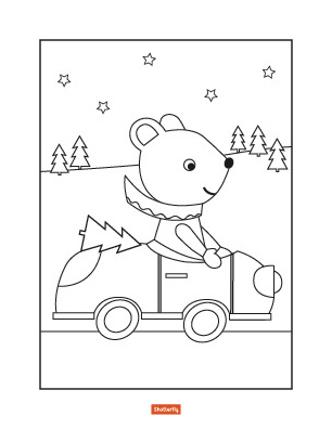306x396 35 Christmas Coloring Pages For Kids Shutterfly
