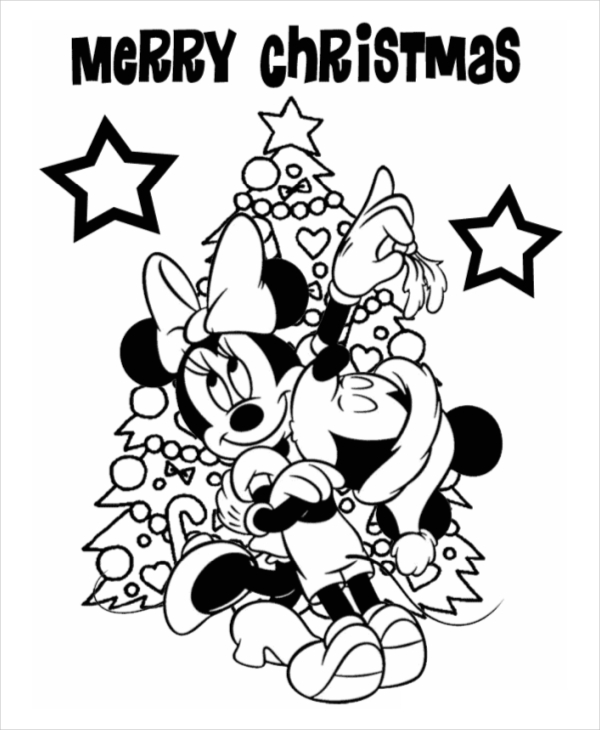 600x730 Christmas Coloring Pages