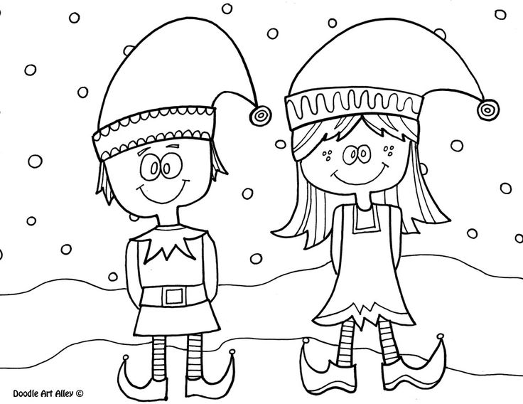 Elf Coloring Pages Girl 736x568 Elf Coloring Pages Girl