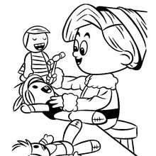 Rudolph And Hermey The Misfit Elf Coloring Pages 220x220 Rudolph And Hermey The Misfit Elf Coloring Pages