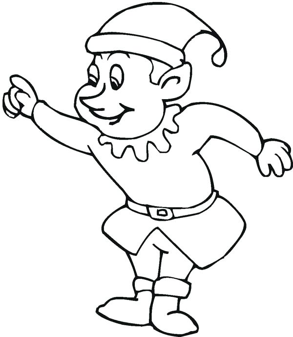 Christmas Elves Coloring Pages Elf Coloring Page Christmas Elf 600x690 Christmas Elves Coloring Pages Elf Coloring Page Christmas Elf