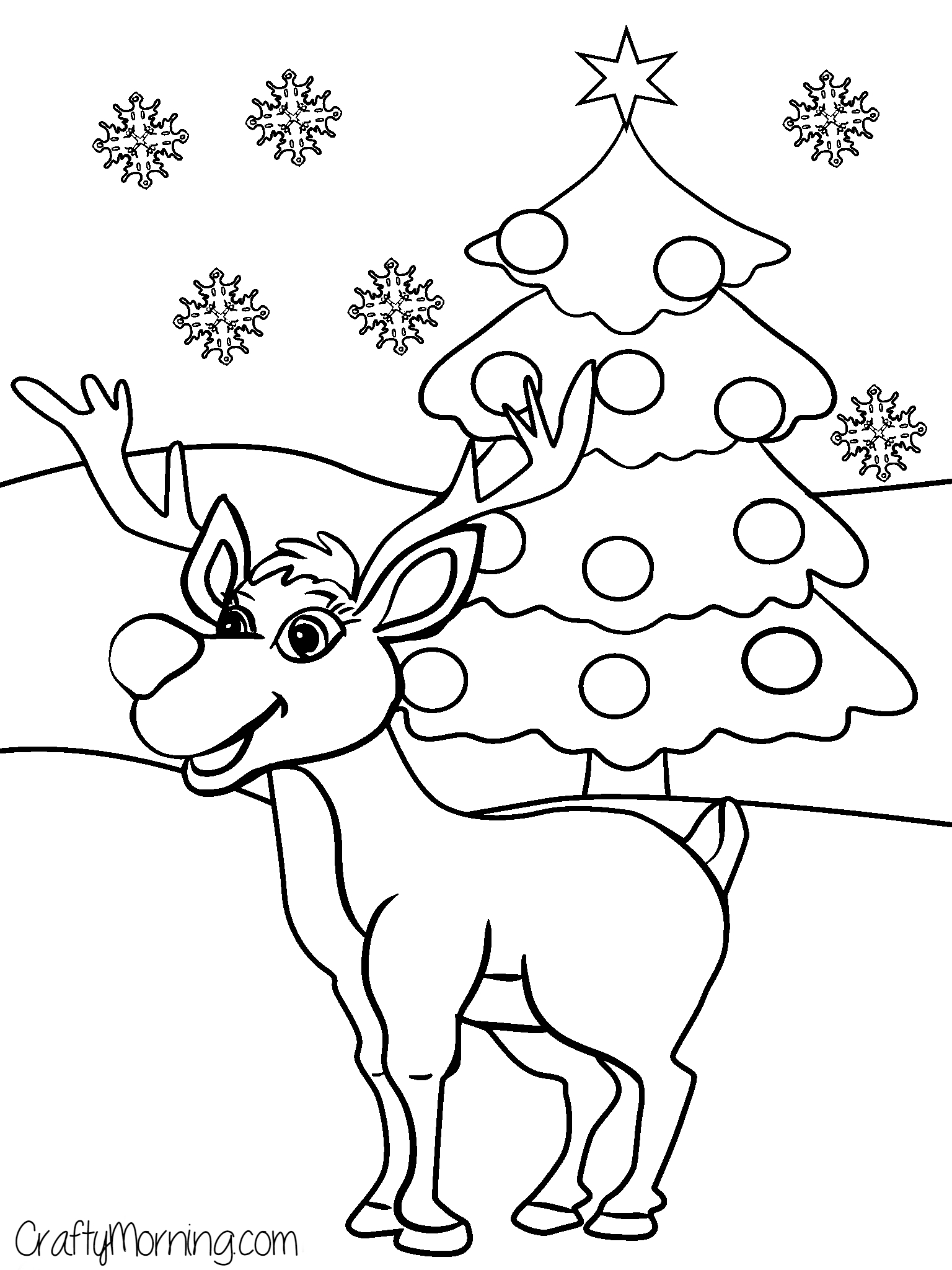 Printable Santa With Reindeer Coloring Pages Free Coloring Pages 1536x2048 Printable Santa With Reindeer Coloring Pages Free Coloring Pages