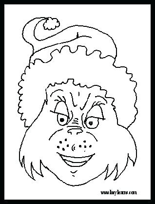 318x418 How The Grinch Stole Christmas Coloring Pages Free The Who Stole