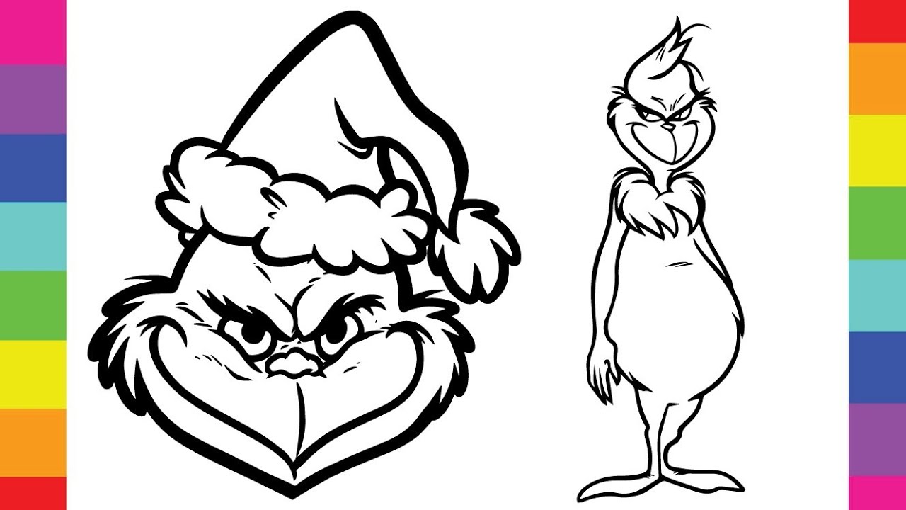 1280x720 Coloring The Grinch The Grinch Who Stole Christmas Coloring