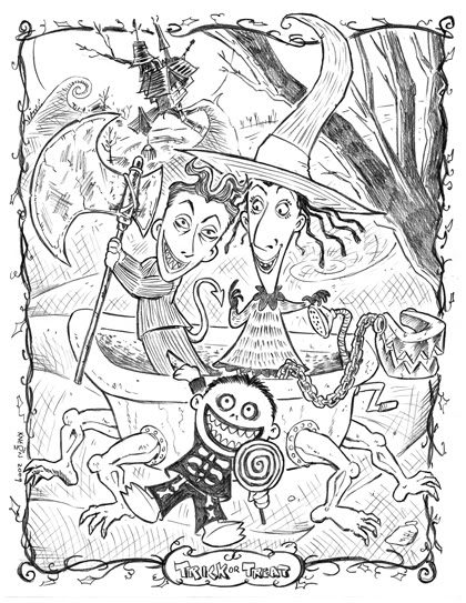 Nightmare Before Christmas Coloring Pages Pdf Good Nightmare 420x543 Nightmare Before Christmas Coloring Pages Pdf Good Nightmare