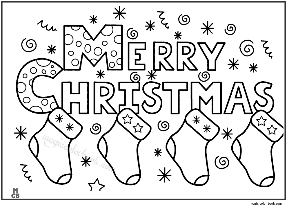 990x706 Christmas Colouring Pages Merry Christmas Coloring Pages For Kids