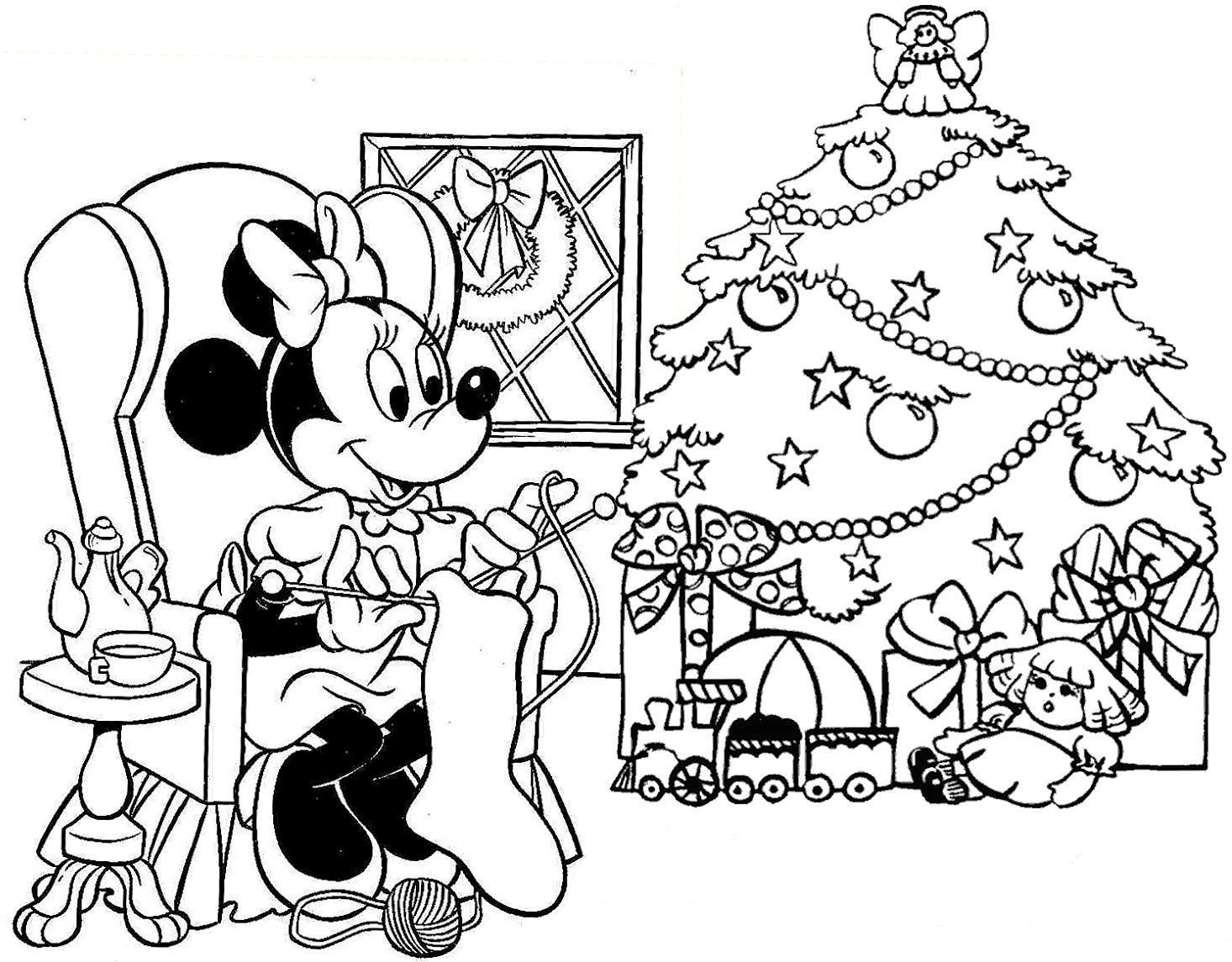 1466x1145 Disney Christmas Coloring Pages Colorings' World