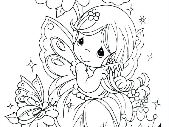 567x425 Precious Moments Coloring