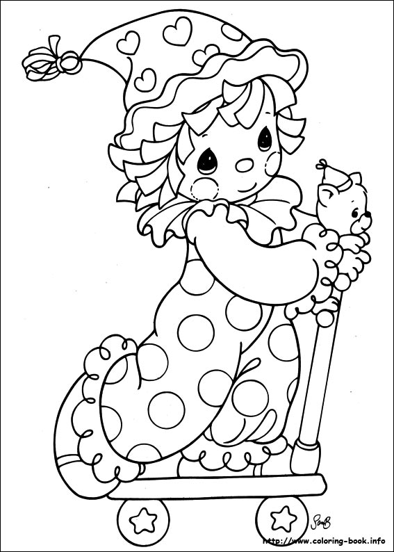 567x794 Free Precious Moments Coloring Pages