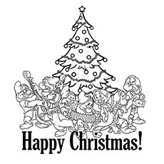 230x230 Top 20 Free Printable Disney Christmas Coloring Pages Online