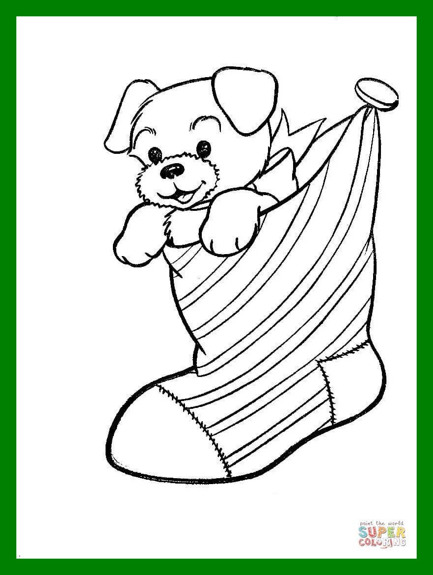 Appealing Unlimited Printable Of A Puppy Dog In Christmas Coloring 882x1170 Appealing Unlimited Printable Of A Puppy Dog In Christmas Coloring