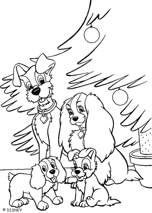 Christmas Puppy Coloring Pages To Print 607x850 Christmas Puppy Coloring Pages To Print