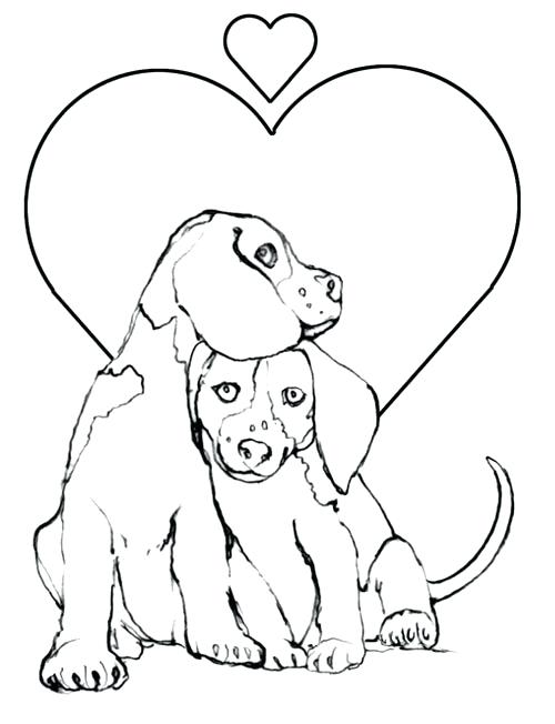 Christmas Coloring Pages Puppy Pictures For Kids To Color Bros 500x652 Christmas Coloring Pages Puppy Pictures For Kids To Color Bros