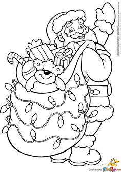 236x336 Santa Claus Coloring Pages 1 Free Patterns What A Great