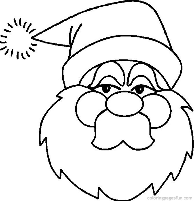 772x800 Christmas Santa Claus Coloring Pages 4