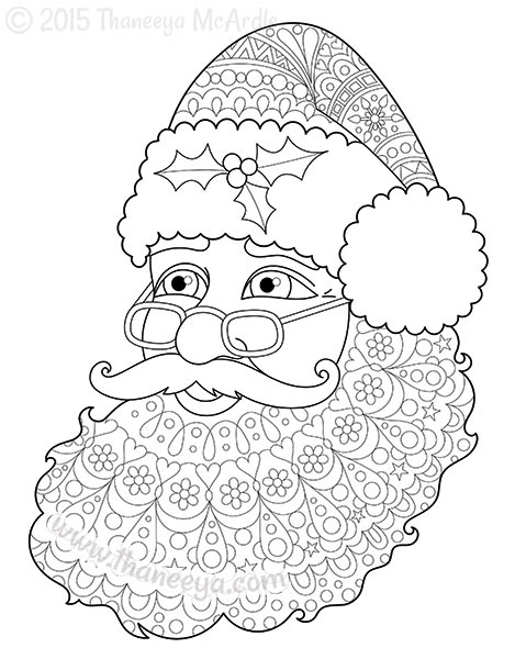 469x600 Christmas Coloring Book By Thaneeya Mcardle